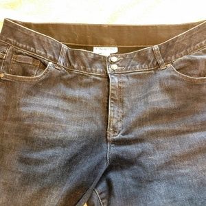 Tighter Tummy Stretch Straight Jean-Dark Wash